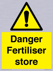 Danger Fertiliser store